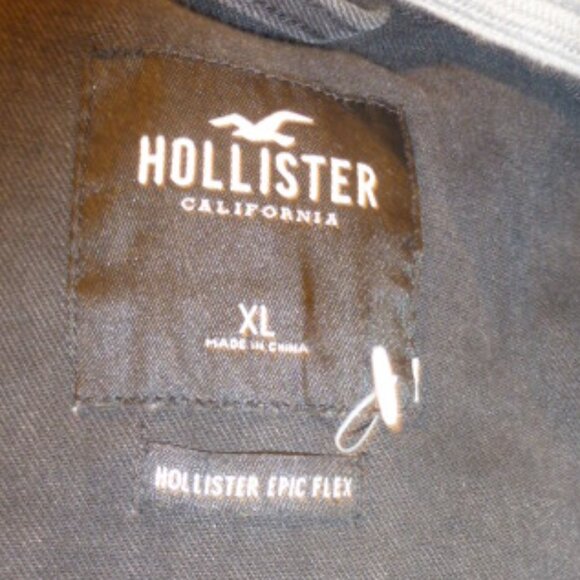 Hollister Men's Black Camo Hooded Denim Jacket - XL - Picture 8 of 12